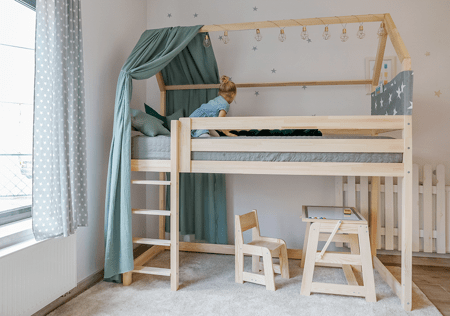 Halfhoogslaper Lucky 100 cm onder bed - bopien.nl