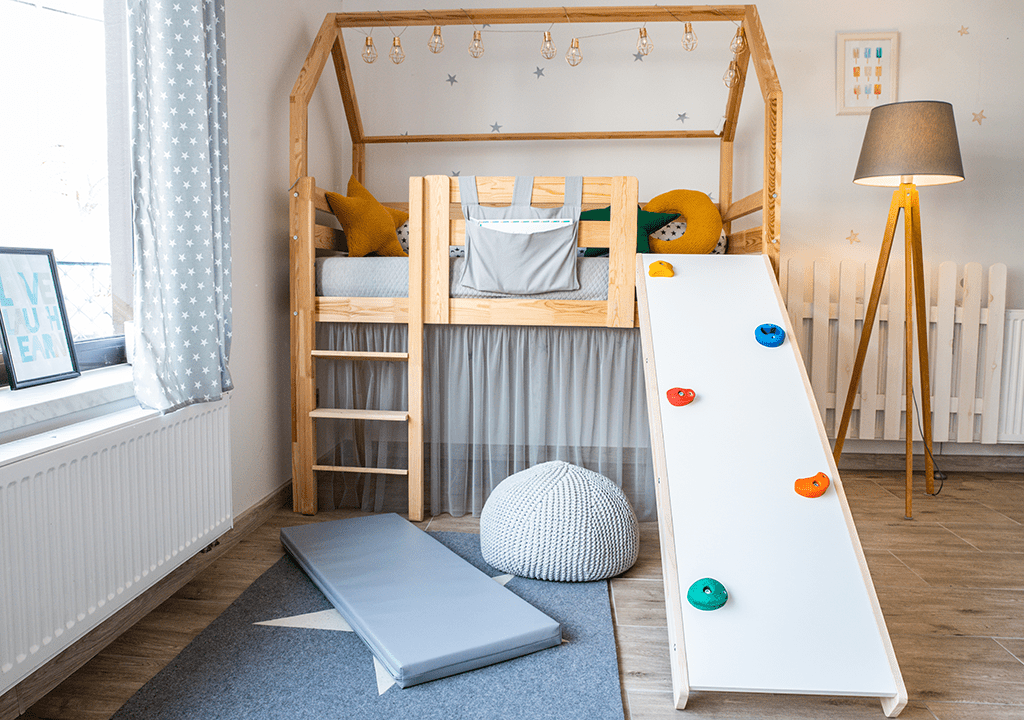 Halfhoogslaper met klimbaan Climber - bopien.nl